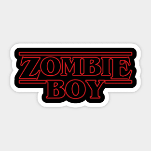 Zombie Boy Sticker